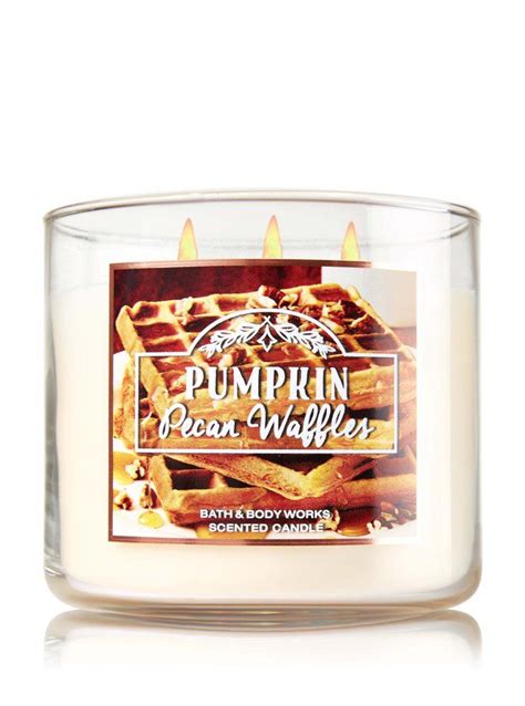 Bath & Body Works Scented 3-Wick Candle in Pumpkin Pecan Waffles | Bath ...