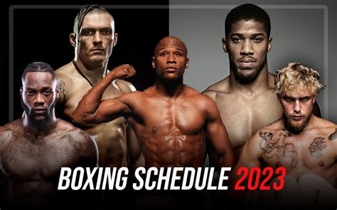 Boxing schedule 2023: What are the big boxing fights happening this year?