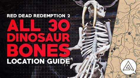 All Red Dead Redemption 2 Dinosaur Bones Map