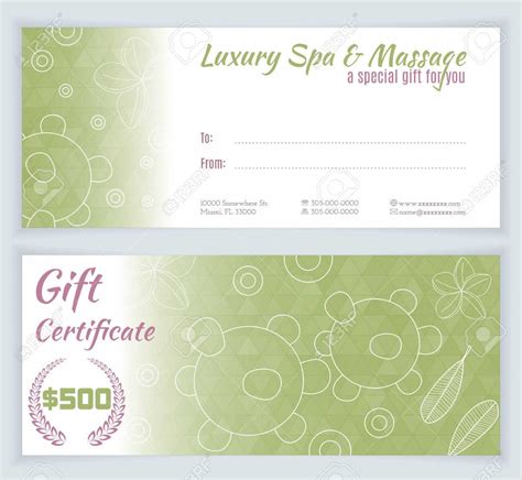 Spa Day Gift Certificate Template – Sample.gelorailmu.com