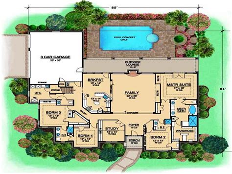 Large Mansion House Floor Plan