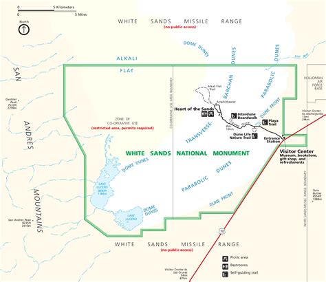 White Sands New Mexico Map - Map