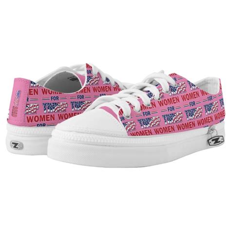 Women for Trump Low-Top Sneakers | Zazzle.com