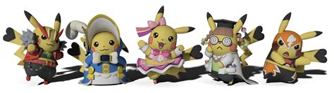 The Cosplay Pikachu's by TheAdorableOshawott on DeviantArt