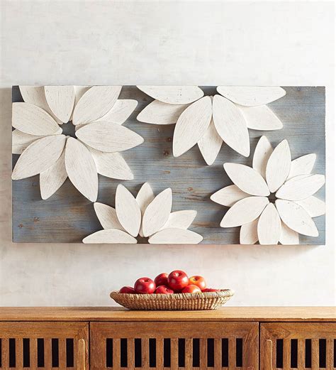 flower wood wall decor - www.hammurabi-gesetze.de