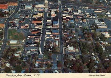 Aerial View Monroe, NC