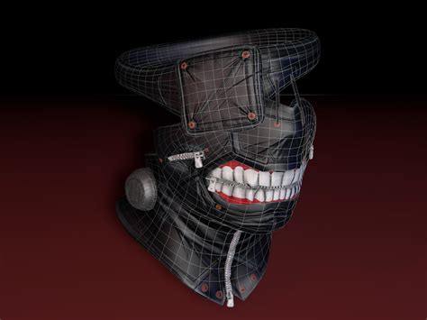 Tokyo ghoul mask 3D Model Game ready .obj - CGTrader.com