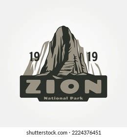 Zion Vintage Logo Vector Symbol Illustration Stock Vector (Royalty Free ...