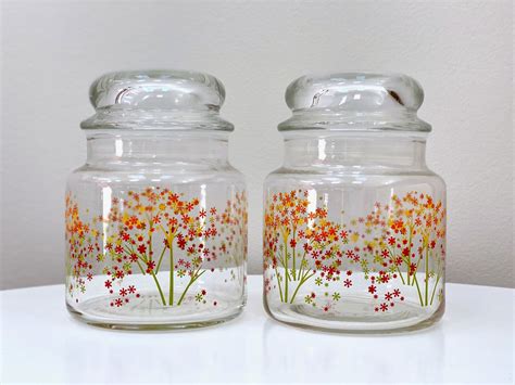 Anchor Hocking USA Glass Storage Jars / Canisters set X6 - Etsy