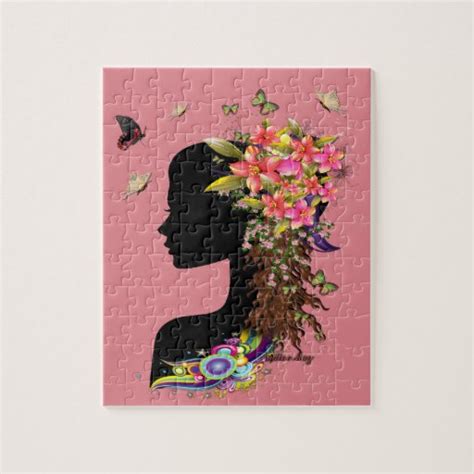 Ladies Fantasy Fashion Jigsaw Puzzle | Zazzle