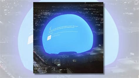 Is This a Real Pic of the Las Vegas Sphere Displaying a Windows Error ...