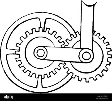 Planet Wheel, one of the small gear wheels in an epicyclic train; the ...