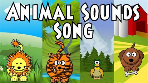 The Animal Sounds Song - YouTube