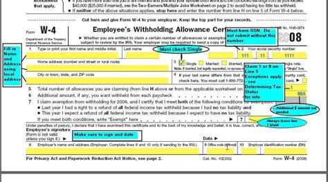 Fillable W 4 form Michigan W 4 form and Instructions for Nonresident ...