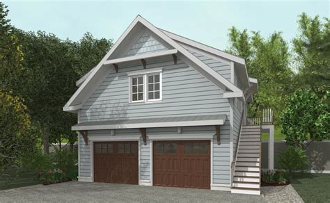 Winthrop Garage/ADU Plan- 1 Bedroom | Carriage house plans, Garage ...