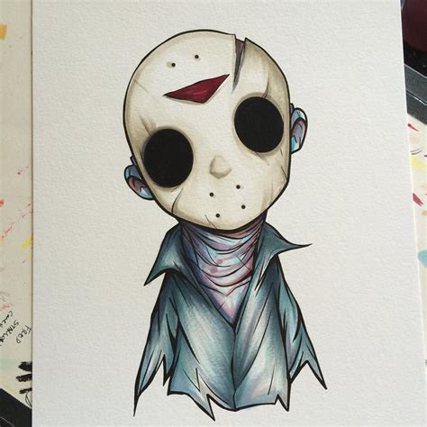 As 25 melhores ideias de Jason voorhees drawing no Pinterest | Jason ...