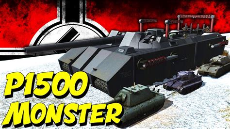 P1500 MONSTER! (Men of War) Landkreuzer w/ 800 mm Gustav Gun! - YouTube