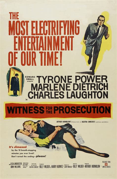 Witness for the Prosecution (Billy Wilder, 1957) | Witness for the ...