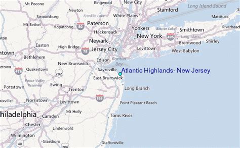 Atlantic Highlands, New Jersey Tide Station Location Guide