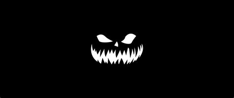 3440x1440 Resolution Halloween Black & White Minimalist 3440x1440 ...