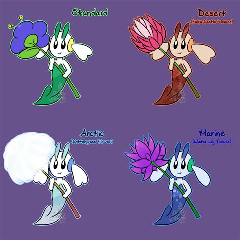 Floette Variations by Candy-Swirl on DeviantArt