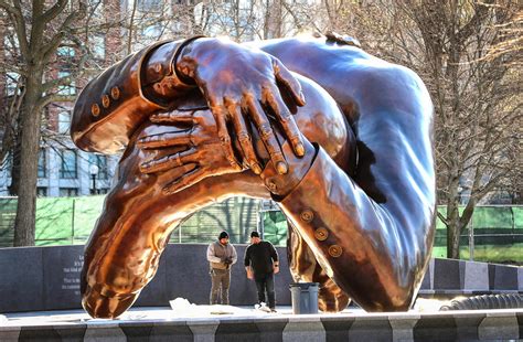 Boston unveils new sculpture honoring Martin Luther King and Coretta ...