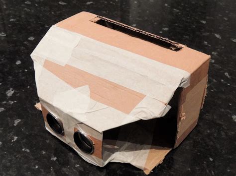 Making weird stuff: DIY Google Cardboard VR viewer