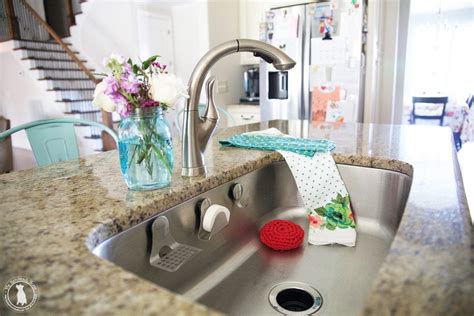 organization for your sink {and a giveaway with elkay} - the handmade home