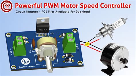 How To Make DC Motor Speed Control Circuit - YouTube