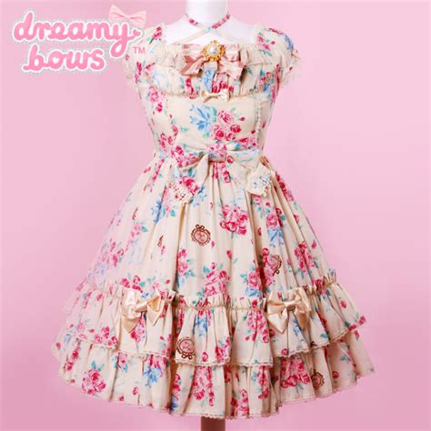 Buy Angelic Pretty Eternal Rose Bouquet Small Sleeve JSK - Ivory at ...