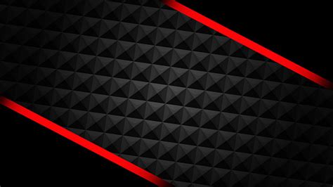 Red Lines Black Geometric Shapes HD Red And Black Aesthetic Wallpapers ...