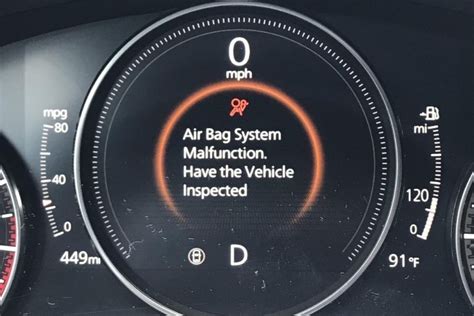 Airbag warning light is on: 4 Reasons & How to fix it