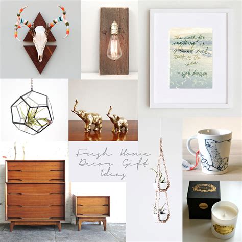 Bright July: Etsy Round Up - Fresh Home Decor Gift Ideas