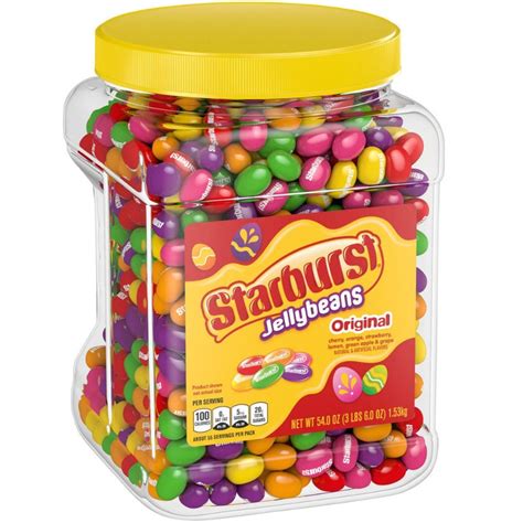 Starburst Original Jelly Beans Bulk Tub - 3lbs+ | Candy Funhouse