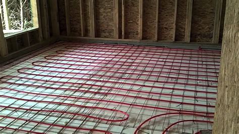 How we install Radiant in-floor heat - YouTube