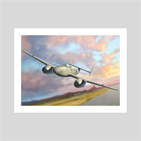 Heinkel He280, an art print by Warmachines WorldWar2 - INPRNT