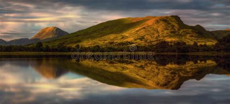 Loch Awe reflections stock image. Image of reflection - 131626957