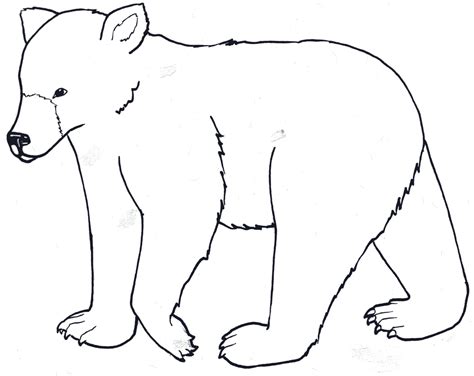 Black Bear Outline - ClipArt Best