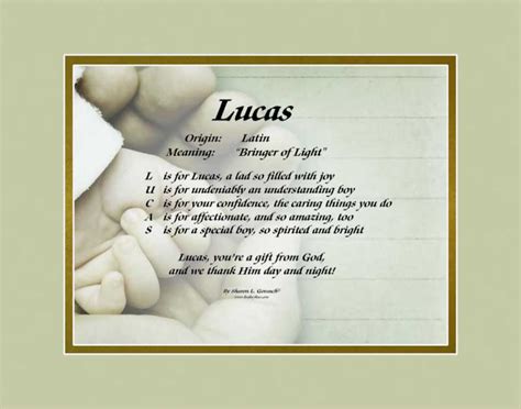 Meaning of the name Lucas, 8th most popular boy’s name 2020