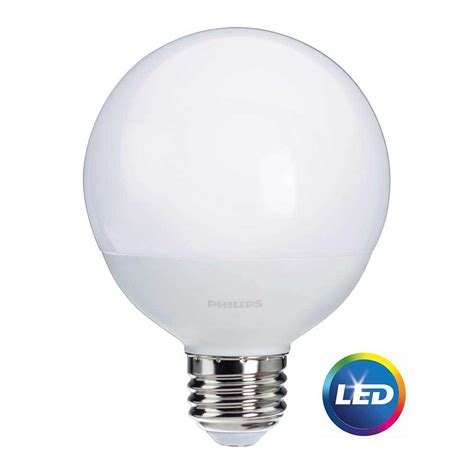 Philips 60W Equivalent Soft White Frosted G25 Globe LED Energy Star ...