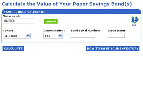 Savings Bond Calculator - Value & Price of US Bonds Calculater