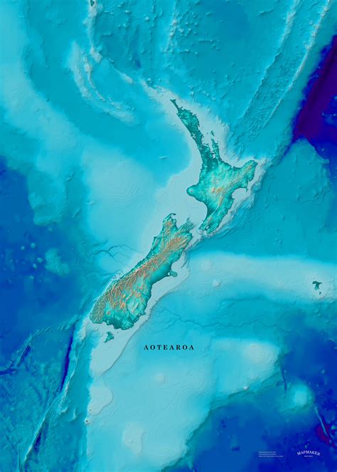 Shaded relief map of Aotearoa (New Zealand) : r/KiwiMaps