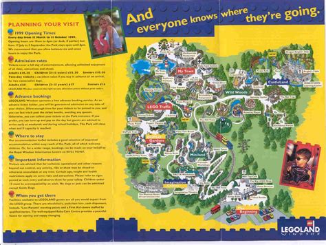 Legoland Windsor Resort Map and Brochure (1996 - 2024 ...