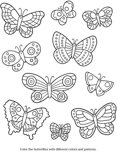 Welcome to Dover Publications | Butterfly coloring page, Butterfly ...