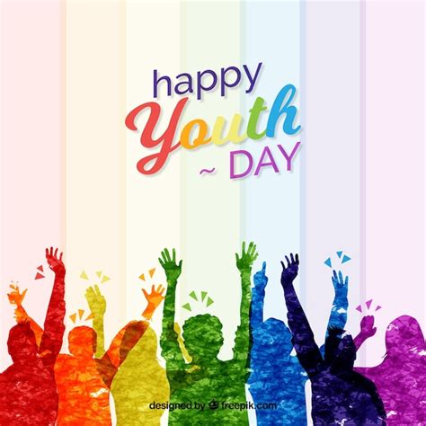 Free Vector | Youth day background