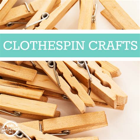 20+ Creative Clothespin Crafts | Kids Activities Blog