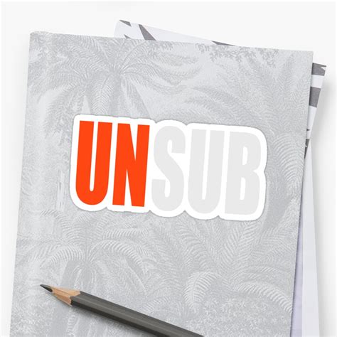 "UNSUB Criminal Minds" Stickers by gleekgirl | Redbubble