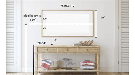 How High To Mount a TV on the Wall - StampinFool.com