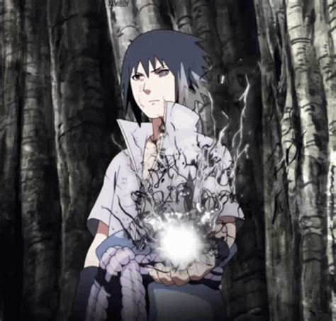 Kid Sasuke Chidori Gif