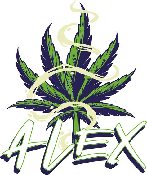 Cannabis illustration graffiti shirt - TenStickers